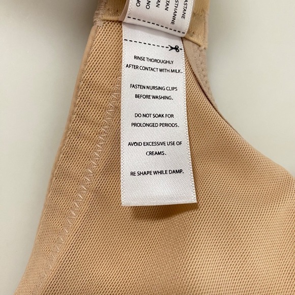 Panache Eleanor Spacer Nursing Bra Latte sz 34GG NWT Underwire Adjustable Straps - Picture 16 of 16